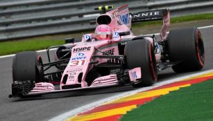 Esteban Ocon, durante el GP de Bélgica