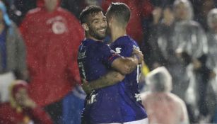 Así festeja Cauteruccio su gol