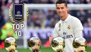 Cristiano Ronaldo, ganador de cuatro Balones de Oro, es el mejor jugador de FIFA 18