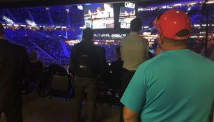 La vista que Fernando tenía de la  T-Mobile Arena