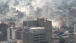 Edificios en la capital mexicana se derrumbaron por el terremoto