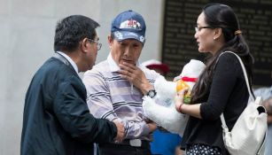 Integrantes de la familia de Taiwán que fue afectada por sismo en la CDMX