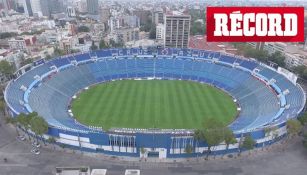 Vista panorámica del Estadio Azul 