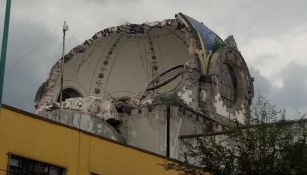 La cúpula de la iglesia en la Guerrero