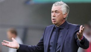 Ancelotti, durante el juego del Bayern Munich frente al PSG