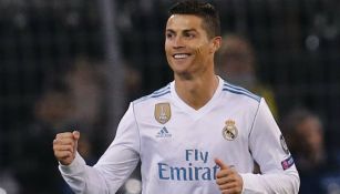 Cristiano Ronaldo celebra una anotación en Champions League 
