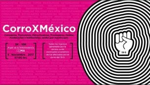 Cartel promocional de la carrera 'Corro X México'