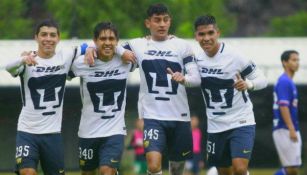 Pumas Sub17 festeja gol contra Cruz Azul