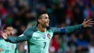 Cristiano Ronaldo, durante las Eliminatorias de la UEFA