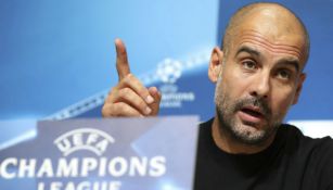 Guardiola, en conferencia de prensa previa a la Champions League