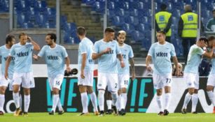 Lazio en su encuentro frente al Cagliari