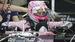 Esteban Oco, previo a una carrera con Force India