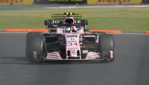 Monoplanza de Esteban Ocon, piloto de Force India