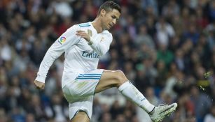 Cristiano Ronaldo se lamenta en un juego con el Real Madrid