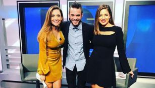 Kuno Becker posa en un programa de televisión