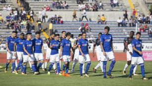 Cruz Azul en su encuentro con Lobos BUAP