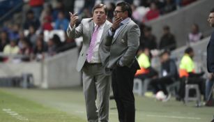 Miguel Herrera, durante el juego del América frente a Monterrey