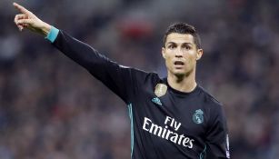 Cristiano Ronaldo, durante un partido de Champions League 