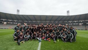 La Selección Mexicana previo al partido contra Bélgica