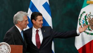 EPN y Tabaré Vázquez en el evento