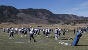 Patriots entrena previo al duelo contra Raiders en México