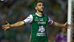 Mauro Boselli en festejo de su gol frente a Veracruz