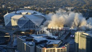 El Georgia Dome fue demolido con explosivos