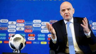 Gianni Infantino, en una conferencia de prensa