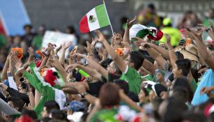 Afición mexicana durante un partido del Tri 