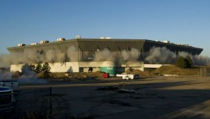 Estadio de Silverdome, a punto de ser derribado