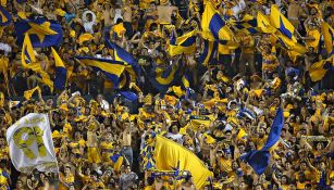 Aficionados de Tigres en un encuentro