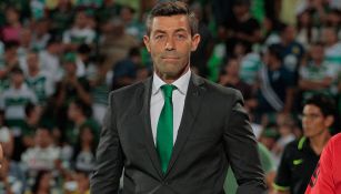 Caixinha, previo a un partido de Santos Laguna