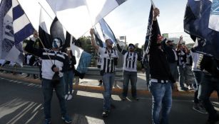 Aficionados de Rayados, previo a la Gran Final del A2017