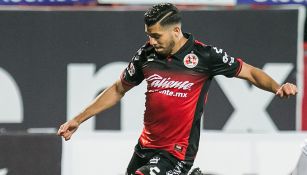 Martín, en un partido con Xolos