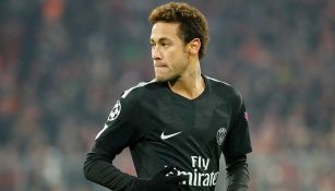 Neymar, durante partido del PSG contra Bayern Munich