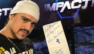 Garza Jr. previo a una función de Impact