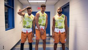 Jugadores de Sevens luce uniformes de Bob Esponja