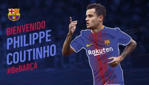 Barcelona dio la bienvenida a Coutinho a través de redes sociales