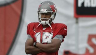 Aguayo, durante un entrenamiento de los Buccaneers