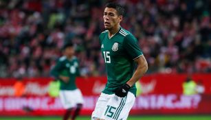 Héctor Moreno, durante juego del Tri 