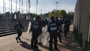 Policía arriba al Olímpico Universitario 