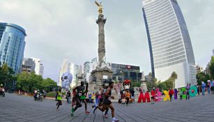 Participantes del Maratón de la CDMX en 2017