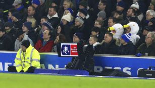 Presencia del VAR durante un partido de la FA Cup