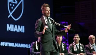 Beckham,, en el evento en que la MLS confirmó un equipo en Miami