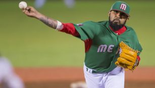 Sergio Romo lanza en la Serie del Caribe del 2017