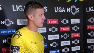 Jhonatan, en entrevista después del partido contra el Porto