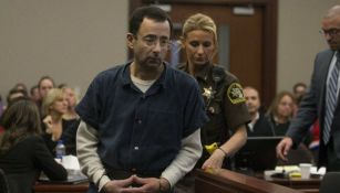 Larry Nassar, en los procesos judiciales de su segunda sentencia 