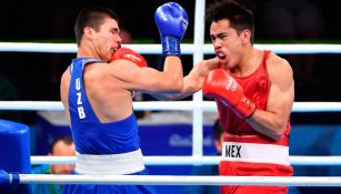 Misael Rodríguez (der.), boxeador amateur que brilló en los Olímpicos de Río 2016
