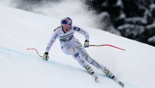 Lindsey Vonn, durante una prueba en Pyeongchang