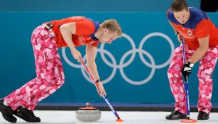 El equipo noruego de curling y sus peculiares pants